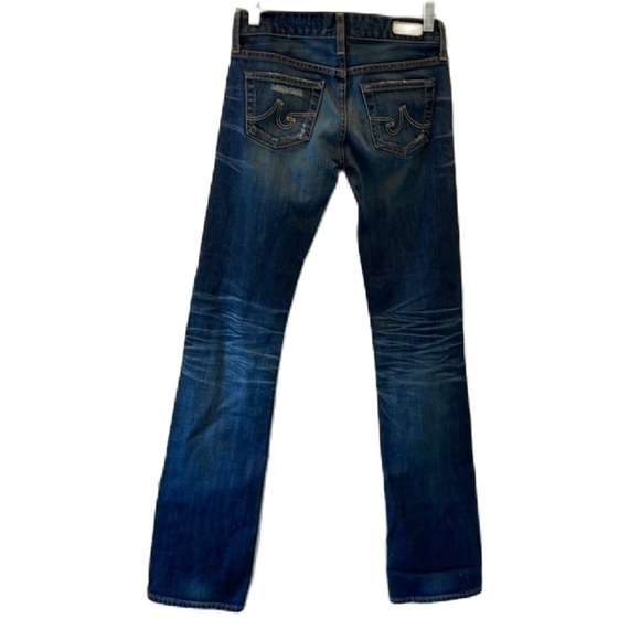 Sz24 Adriano Goldschmied AG Tomboy boyfriend fit Distressed Medium Wash in VGUC - Picture 4 of 16